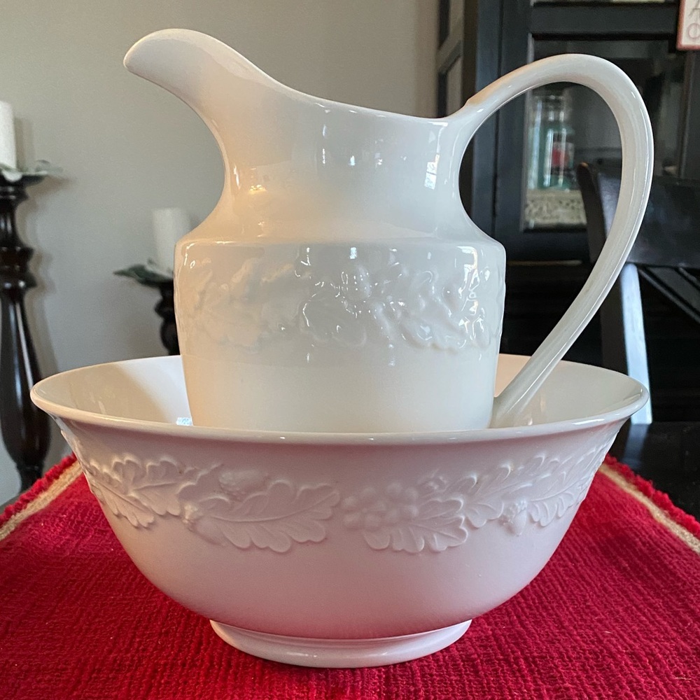 “Martha Stewart Essentials” Pitcher & Bowl